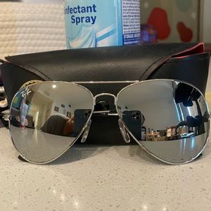 Vintage Mirrored RayBan Aviators